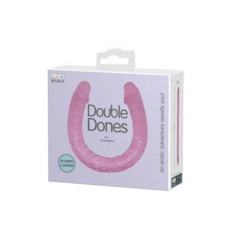 Двойной фаллоимитатор Double Dones, Pink