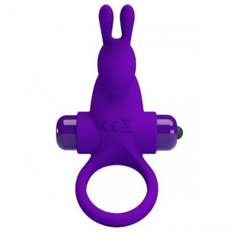 Эрекционное виброкольцо Vibrant penis ring I, Violet