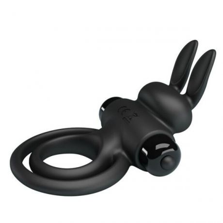 Эрекционное виброкольцо Vibrant penis ring III, Black