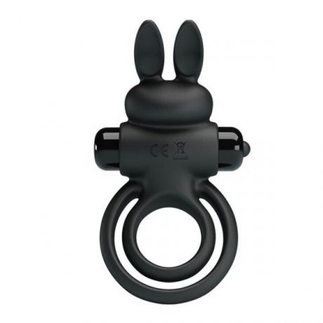 Эрекционное виброкольцо Vibrant penis ring III, Black