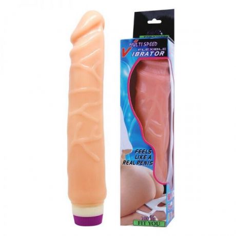 Вибратор Flexible vibrator, Flesh