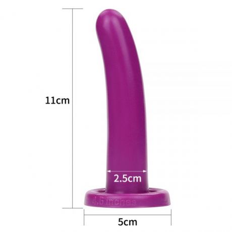 Фаллоимитатор для страпона 4.5" Holy Dong, Purple