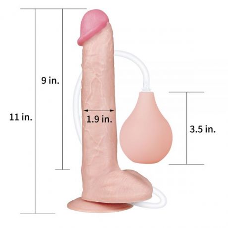 Фаллоимимтатор с функцией семяизвержения 11'' Squirting Dildo