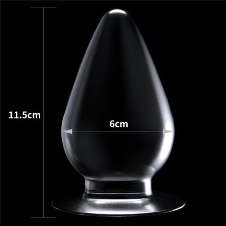 Анальный плаг 4.5'' Flawless Clear Anal Plug, Clear