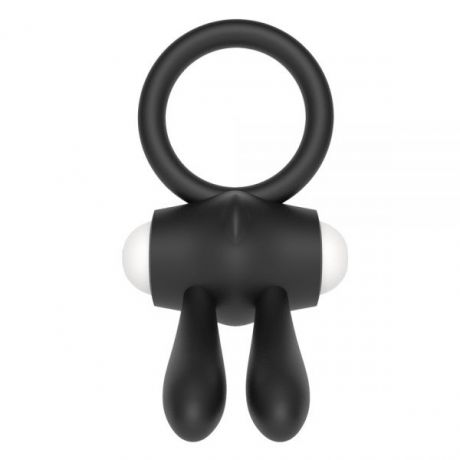 Эрекционное виброкольцо Power Clit Cockring, Black