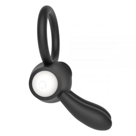 Эрекционное виброкольцо Power Clit Cockring, Black