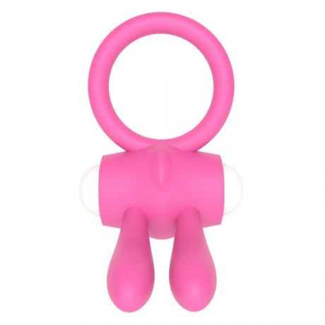 Эрекционное виброкольцо Power Clit Cockring, Pink