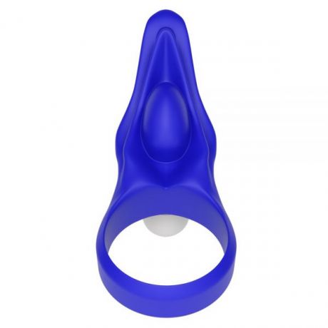 Эрекционное виброкольцо Power Clit Cockring, Blue