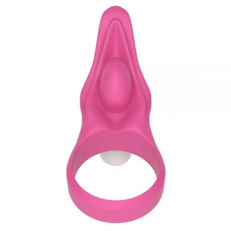 Эрекционное виброкольцо Power Clit Cockring, Pink