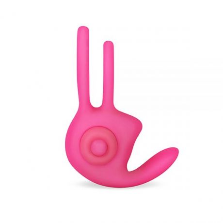 Эрекционное виброкольцо Power Clit Cockring, Pink