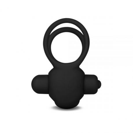 Эрекционное виброкольцо Power Clit Cockring, Black