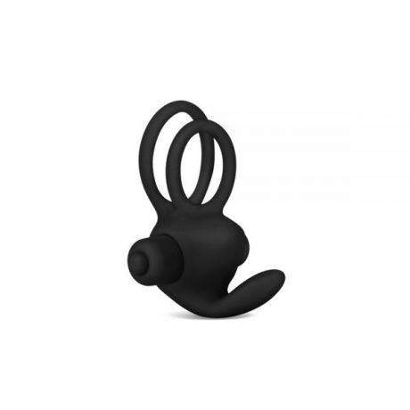 Эрекционное виброкольцо Power Clit Cockring, Black