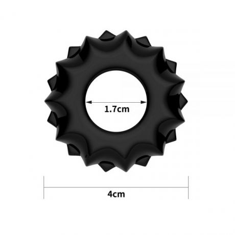 Эрекционное кольцо POWER PLUS Cockring, Black