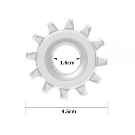 Эрекционное кольцо POWER PLUS Cockring, Clear