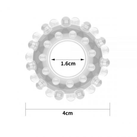 Эрекционное кольцо POWER PLUS Cockring, Clear