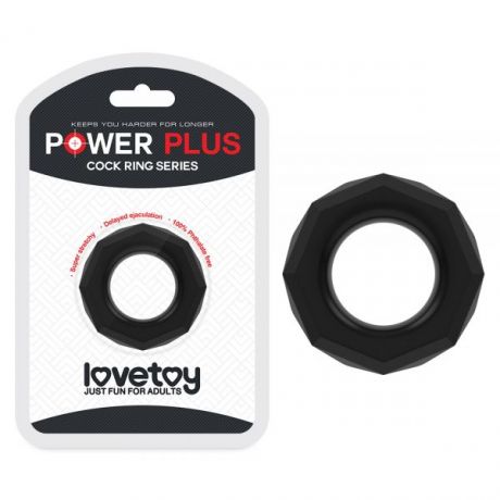 Эрекционное кольцо POWER PLUS Cockring, Black