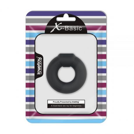 Эрекционное кольцо Silicone Cockring, Black