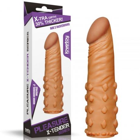 Насадка Add 2" Pleasure X Tender, Brown