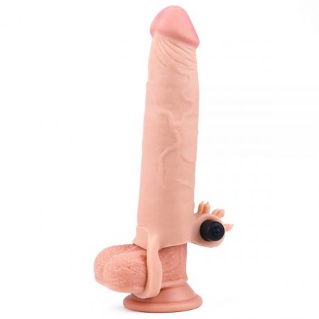 Насадка с вибрацией Add 3" Vibrating Penis Sleeve, Flesh