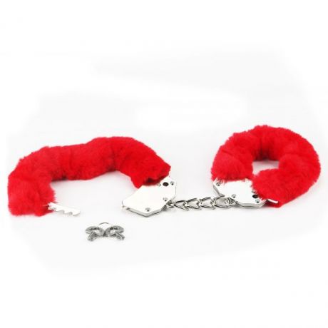 Наручники Fluffy Hand Cuffs, Red