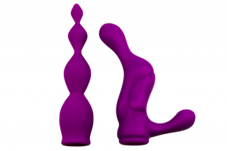 Насадки для двустороннего вибратора Adrien Lastic AD-2X - Anal set