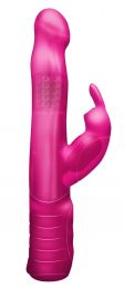 Вибратор-кролик Dorcel Baby Rabbit Pink с жемчужным массажем и вращающейся головкой