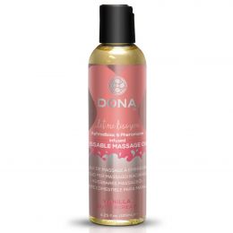 Массажное масло DONA Kissable Massage Oil Vanilla Buttercream (110 мл) можно для оральных ласк