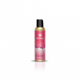 Массажное масло DONA Massage Oil FLIRTY - BLUSHING BERRY (110 мл) с феромонами и афродизиаками