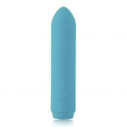 Минивибратор Je Joue - Classic Bullet Vibrator Teal с глубокой вибрацией и фиксацией на палец