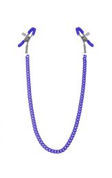 Зажимы для сосков с цепочкой Feral Feelings - Nipple clamps Classic, фиолетовый
