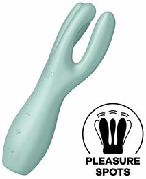 Клиторальный вибратор Satisfyer Threesome 3 Mint с тремя пальчиками