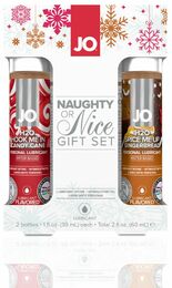 Набор лубрикантов System JO Naughty or Nice Gift Set – Candy Cane & Gingerbread (2x30 мл)
