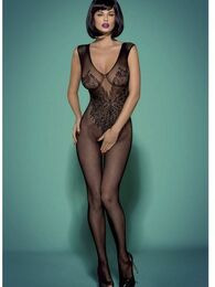 Комбинезон Obsessive Bodystocking N112 Черный S\M