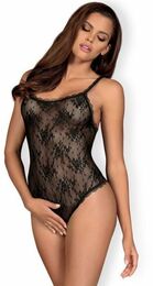 Боди Obsessive Behindy crotchless teddy black S/M