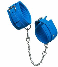 F61293 Наручники Luxury Fetish cuffs Deep Blue