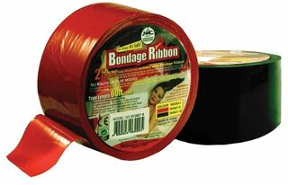 Бондажная пленка — клеящаяся Bondage Ribbon: 5cm/18mtr, RED