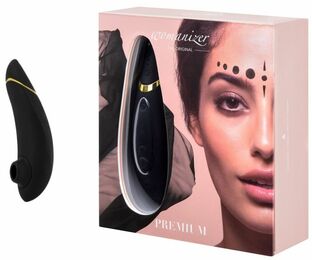 Бесконтактный Клиторальный Стимулятор Womanizer Premium, Black