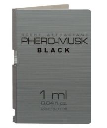 Пробник PHERO-MUSK BLACK for men, 1 ml