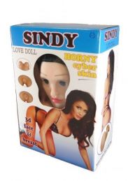 Кукла надувная SINDY 3D с вставкой из киберкожи и вибростимуляцией
