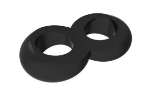 Эрекционное кольцо Duo Cock 8 Ball Ring, Black