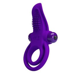 Эрекционное виброкольцо Vibrant Penis Ring, Violet