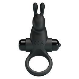 Эрекционное виброкольцо Vibrant penis ring I, Black