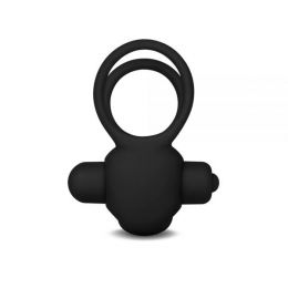 Эрекционное виброкольцо Power Clit Cockring, Black