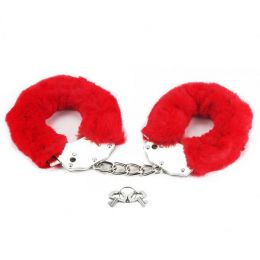 Наручники Fluffy Hand Cuffs, Red