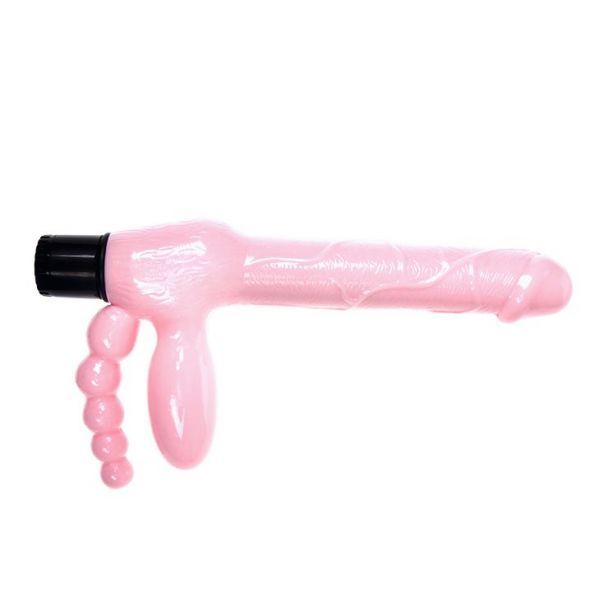 Страпон безремневой анально- вагинальный SUPER STRAPLESS DILDO