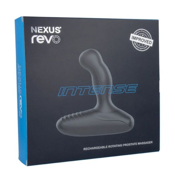 Массажер простаты Nexus Revo Intense с вращающейся головкой и пультом ДУ, макс диаметр 3,2см