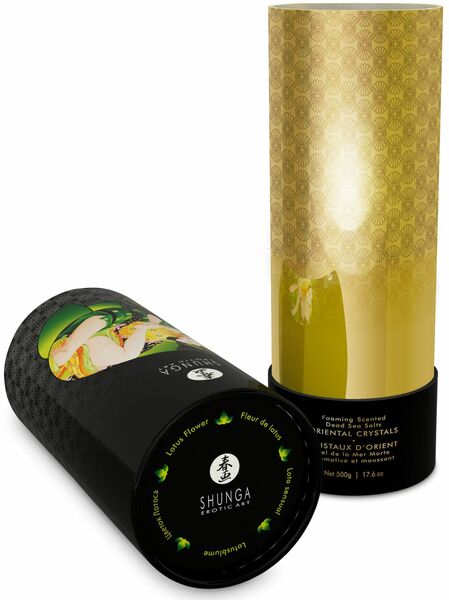 Соль для ванны Shunga Oriental Crystals Bath Salts ORGANIC - Lotus Flower (500 г) соль Мертвого моря