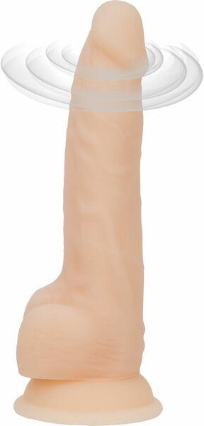 Фаллоимитатор ADDICTION - Naked - 8" Rotating & Vibrating Dildo with Remote – Vanilla