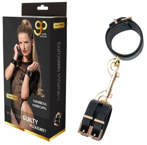T520131 Наручники GP PREMIUM HANDCUFF WITH HOOK BLACK