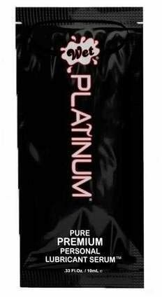 ПРОБНИК Лубрикант на силиконой основе WET Platinum Premium 10 мл